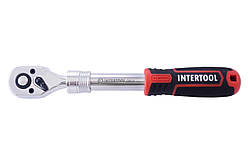 Рукоятка із храповим механізмом Intertool 3/8" x 72T телескопічний Storm (ET-8005)