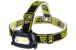 Ліхтар налобний Mastertool 1LED x 3 Вт x 3 режиму (94-0810)