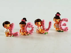Фігурка LOVE Дітки Стрази Набір / Фігурка LOVE Дітки Стрази Набір 5x4x3 см