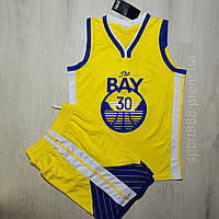 Желтая баскетбольная Форма Карри Голден Стейт Curry №30 The Bay Golden State Warriors