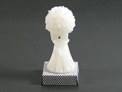 Свічка весільна Букет Троянд Біла / Свічка весільна Букет Троянд Біла 9x4x4 см