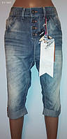 Жіночі Капрі джинсові сині бойфренд 30 (46-48) MOD (Німеччина)