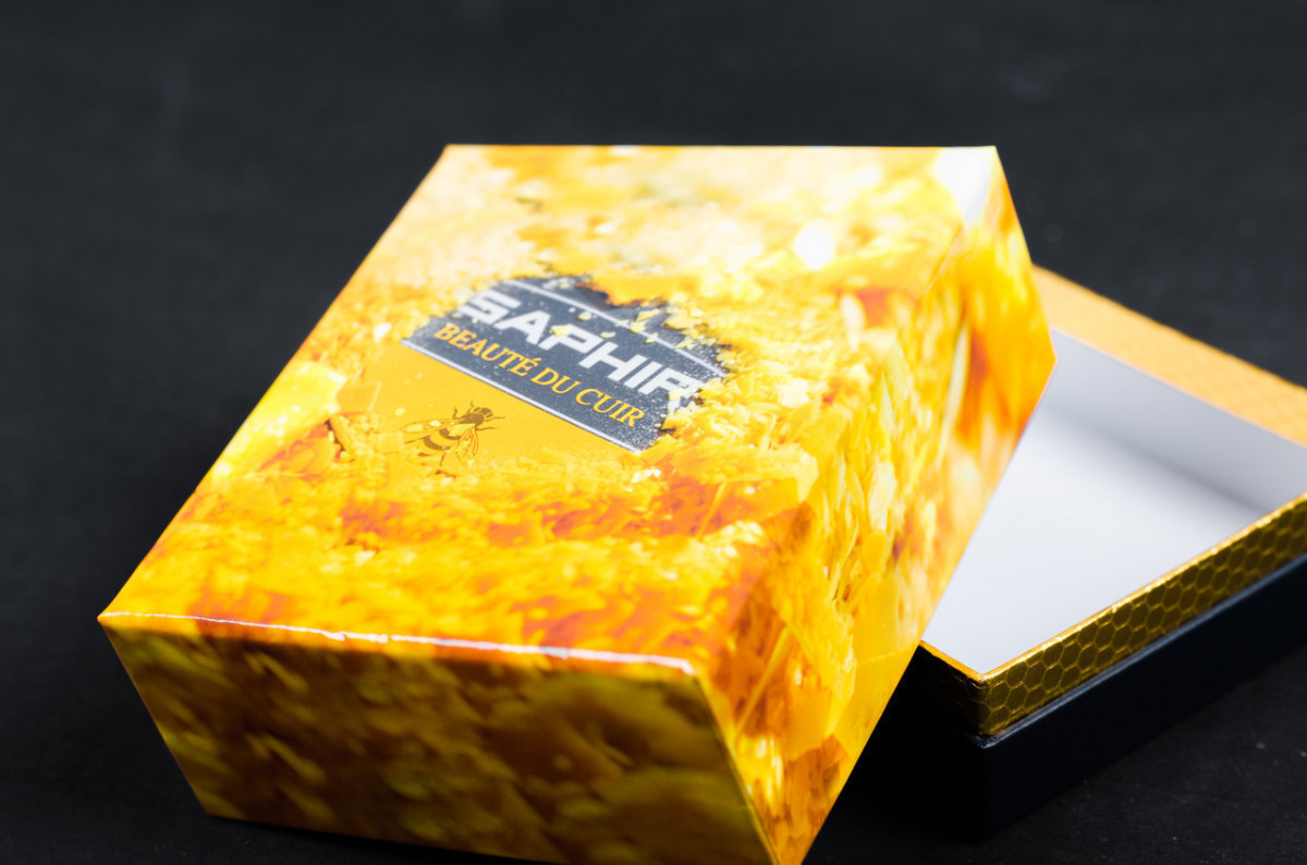 Подарочная коробка Saphir Wax Box Large, большая, 148,5х169,5х87 мм (2970) - фото 2 - id-p735189919