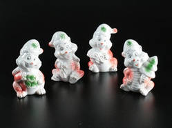 Фігурка Фарфорова Дракон - Дід Мороз Набір Червоний / Фігурка Фарфорова Дракон - Дід Мороз Набір Червоний 7x5x5 см