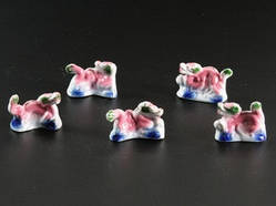 Фігурка Фарфорова Дракони Рожеві Набір / Фігурка Фарфорова Дракони Рожеві Набір 4x2x2 см