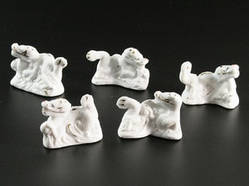 Фігурка Фарфорова Дракони Білі Набір / Фігурка Фарфорова Дракони Білі Набір 5x3x2 см