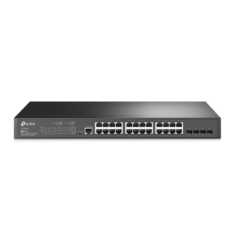 Комутатор TP-Link TL-SG3428 (24xGE, 4xSFP, 1xConsole, Omada, L2), фото 1