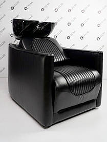 Перукарська Мийка (кераміка) з кріслом Vincent зручні перукарські мийки для салону краси VM2037