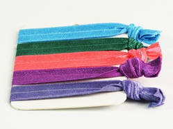 Гумка для волосся / Браслет 5 штук в наборі Пастельні кольори / Гумка для волосся / Браслет 5 штук в наборі Пастельні кольори 8x1