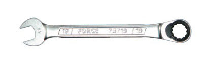 Ключ рожково-накидний трещоточный FORCE 75711 11 мм, L=165 мм
