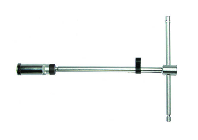 Ключ свічний FORCE 807350016B 3/8" Т-обр. з карданом 16 мм, L=500 мм (шарнір. фіксація), фото 1