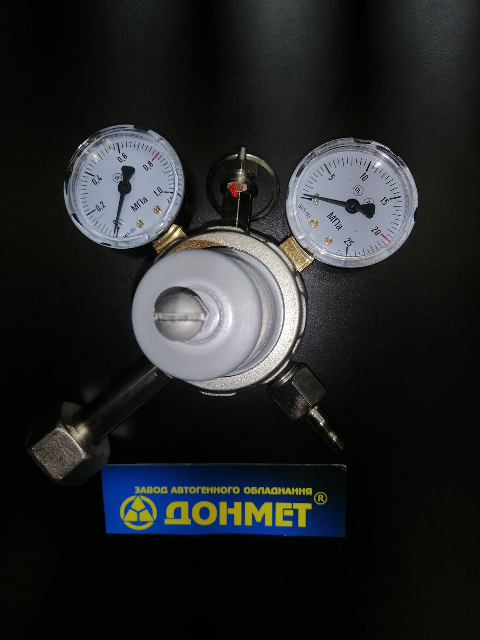 Редуктор балонний вуглекислотний харчовий УРП-4-4ДМ Ф8 ДОМІНАЄ (регулятор витрати CO2-харчовий), фото 1