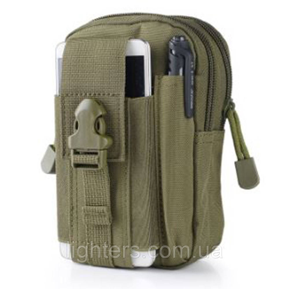 Сумка чоловіча на пояс олива Cahil LG-471, фото 1