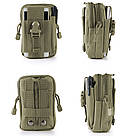 Сумка чоловіча на пояс олива Cahil LG-471, фото 2