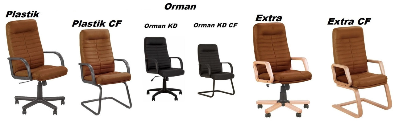 Кресло офисное Orman KD plastic механизм Tilt крестовина PL64 экокожа Eco-30 (Новый Стиль ТМ) - фото 5 - id-p787796480