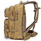 Армійський рюкзак тактичний пісочний Tosh 50465, фото 3