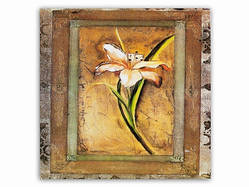 Картина Квітка Ірис / Картина Квітка Ірис 15x15x1 см