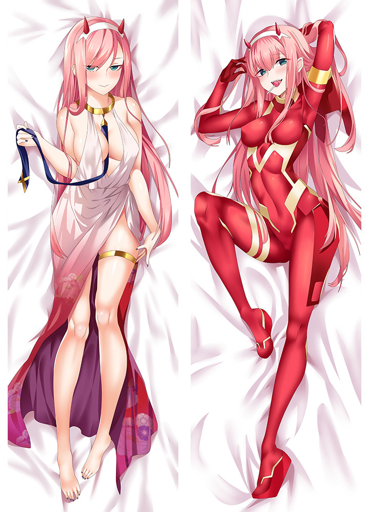 Дакiмакура 150 х 50 см Зеро Ту 02 Улюблений під Франксе Zero Two In The Darling Franxx Подушка
