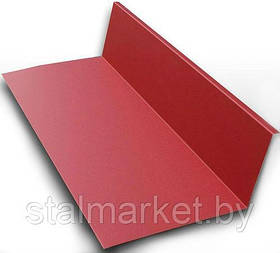 Примикання 50х100 Матове покриття, Планка примикання PE (0,5) Планка стика металева для покрівлі та фасаду