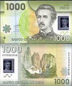 Чили / Chile 1000 Pesos 2011 Pick 161 UNC