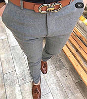 Мужские брюки серые Турция Брюки мужские классические