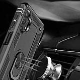 Чохол ударостійкий (протиударний) Getman для Samsung Galaxy A72 4G/5G A725 чорний під магнітний тримач, фото 2