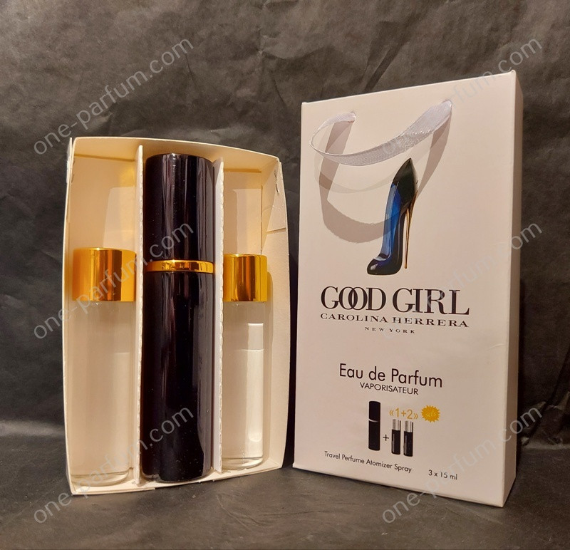 Парфумерія в сумочці Carolina Herrera Good Girl (Кароліна Еррера Гуд Герл), 3x15 мл