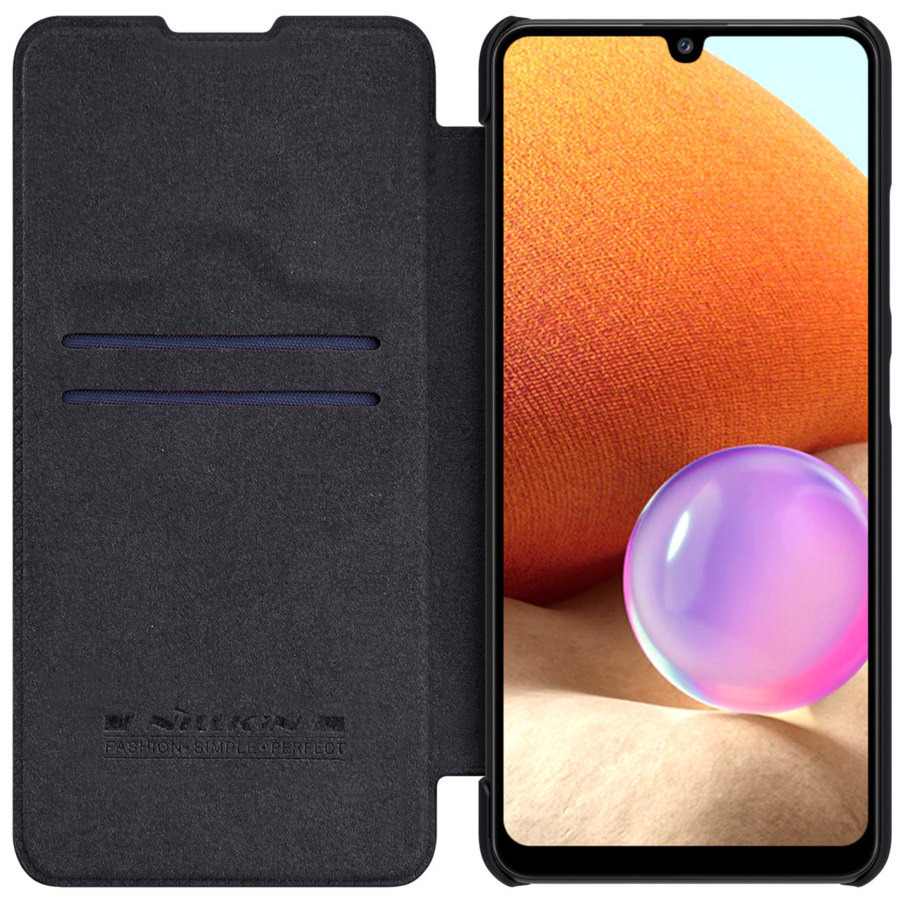 Захисний чохол-книжка Nillkin для Samsung Galaxy A32 4G Qin leather case Black