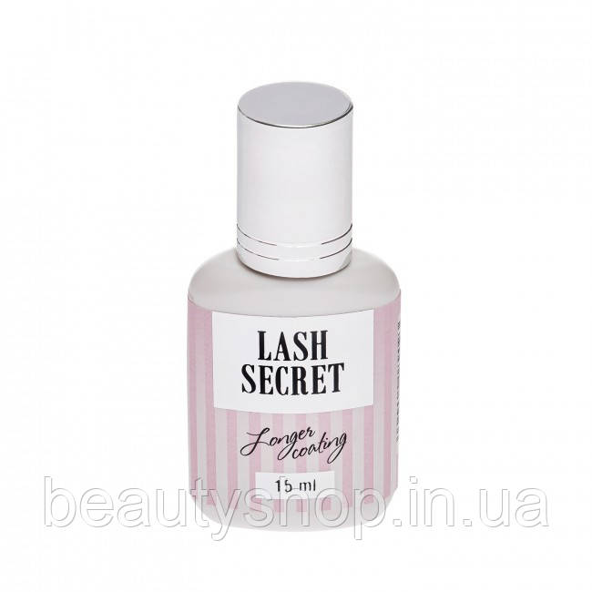 Закріплювач лаковий для вій LASH SECRET, 15 мл – надійний захист нарощених вій
