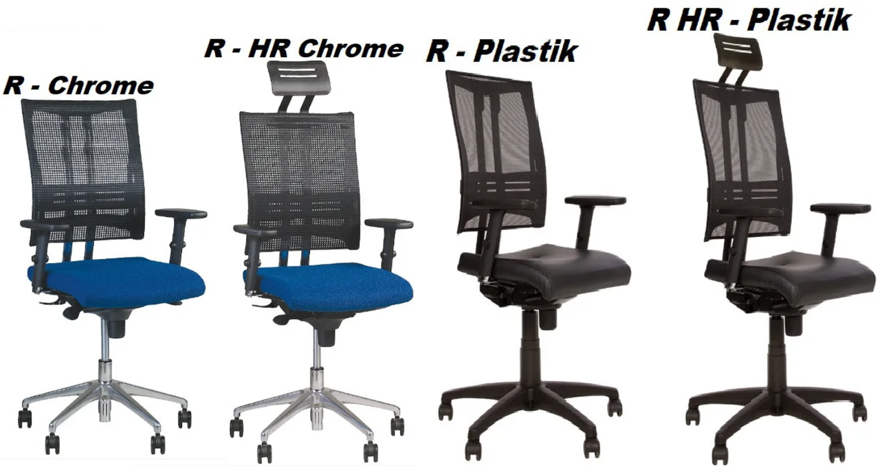 Кресло офисное E-Motion R HR механизм ES крестовина AL32 экокожа ECO-30 (Новый Стиль ТМ) - фото 2 - id-p198252243