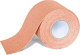 Кінезіотейп для чутливої шкіри K-Active Tape Elite (Японія) Бежевий, фото 3