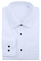 Рубашка мужская классическая длинный рукав VK-430 белая 45 M (176-182)