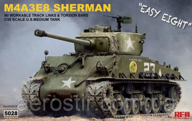 M4A3E8 Sherman 1/35 RFM 5028, фото 1