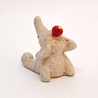 Фігурка міні Слоник з Яблуком Сидить / Фігурка міні Слоник з Яблуком Сидить 4x4x3 см