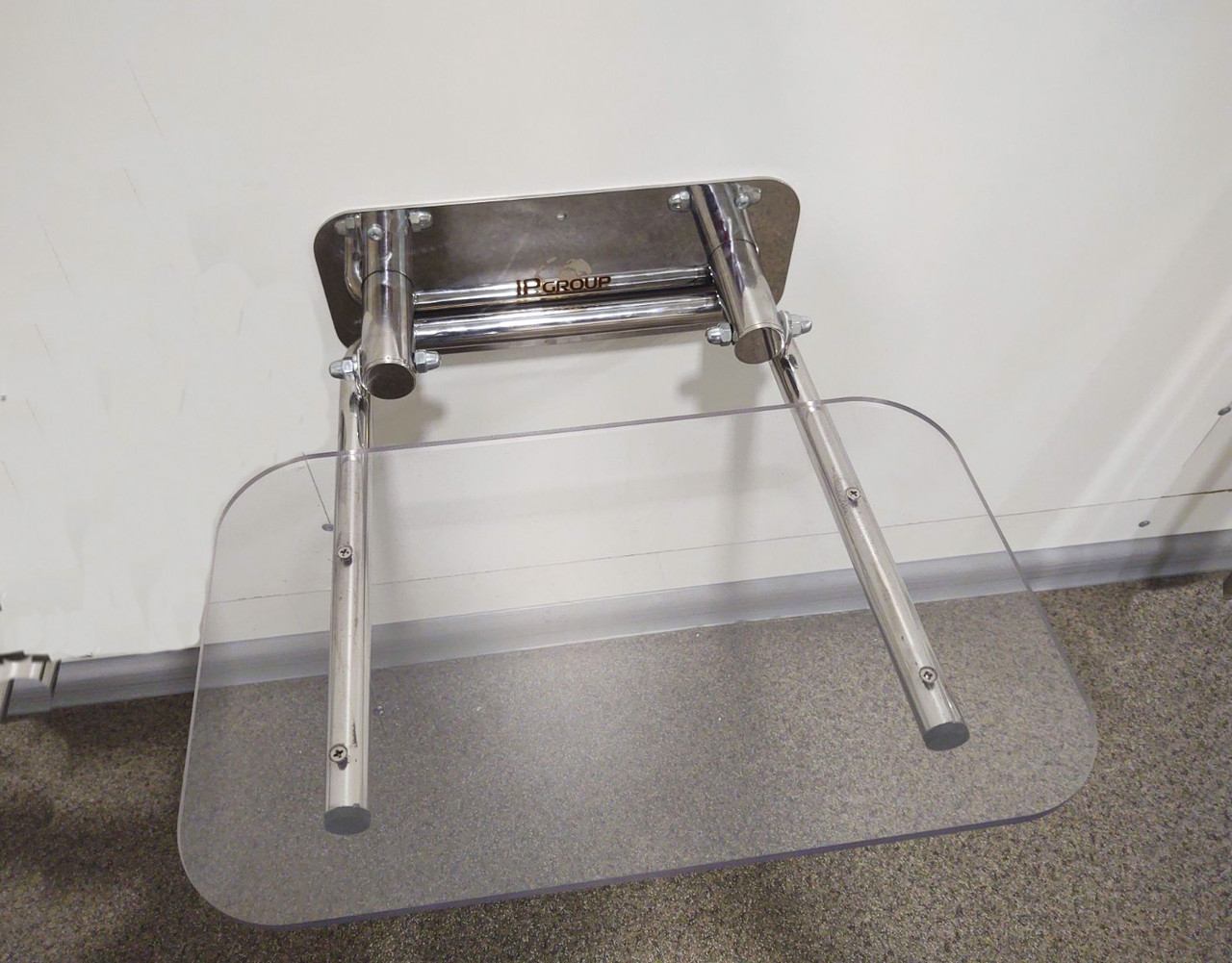 Сидіння для душу відкидне, прозоре, стаціонарне для інвалідів.