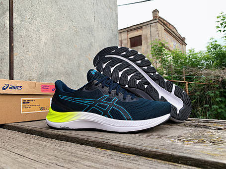 Чоловічі кросівки для бігу ASICS GEL-EXCITE 8 1011B036-401 French Blue/Digital Aqua ОРИГІНАЛ, фото 1