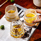 Оригінальний набір обертових келихів для віскі Crystal Whiskey Glasses, фото 4