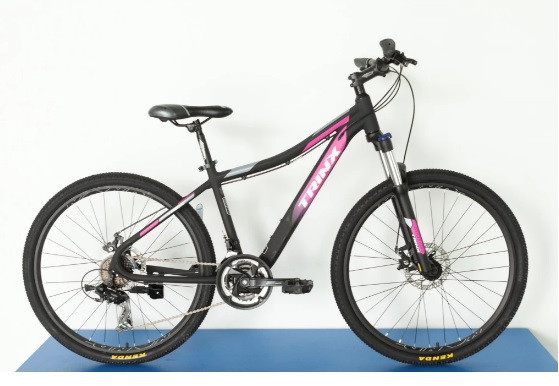 Велосипед TRINX N106 Nana 26"x15.5" Matt Black-Pink-Grey