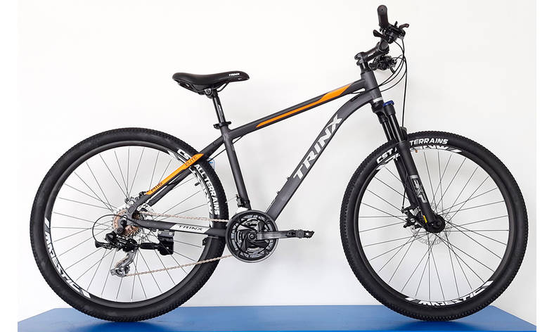 Велосипед TRINX M116 Elite 27.5"x17" Matt-Grey-Orange-Grey, фото 1