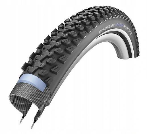 Покришка Schwalbe 26x2.25 (57-559) MARATHON PLUS MTB S-Guard B/B+RT HS468 DC, 67EPI 36B, фото 1