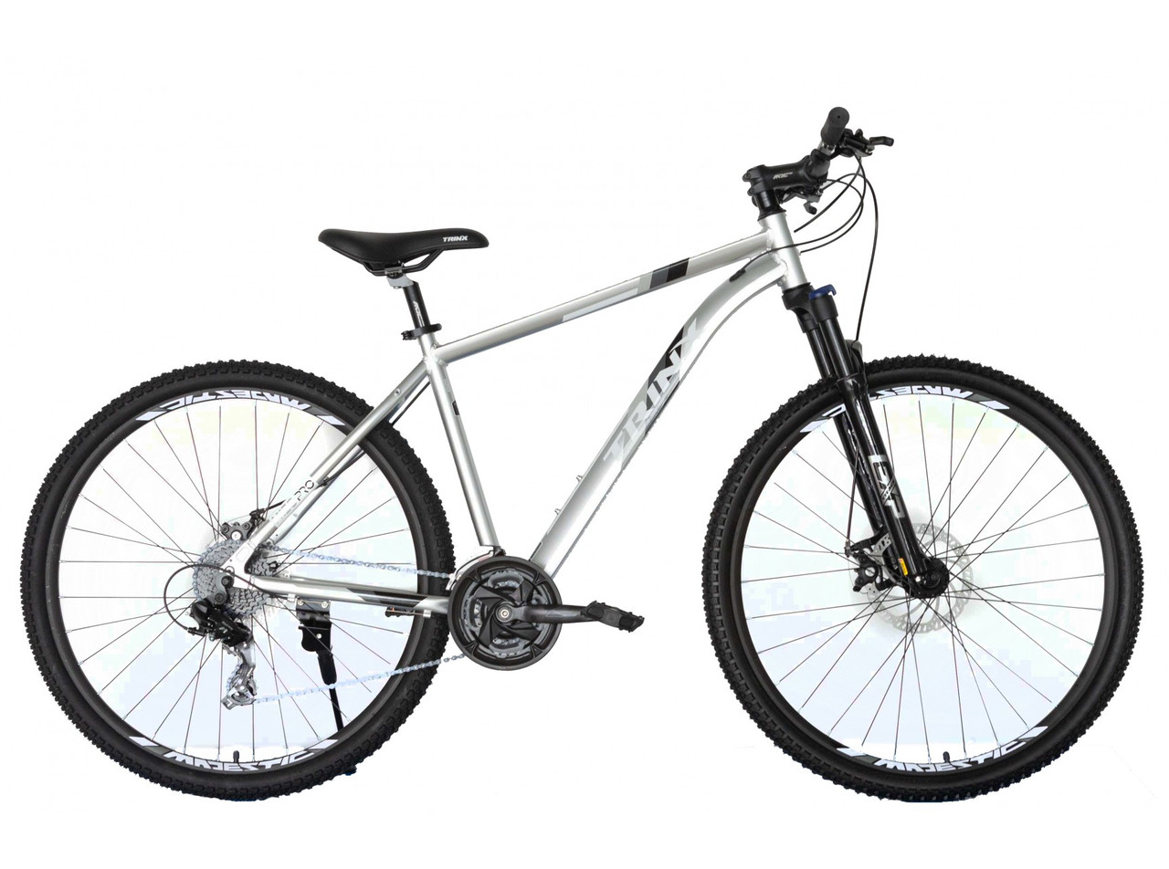 Велосипед TRINX M136 Pro 29"x21" Silver-White-Grey