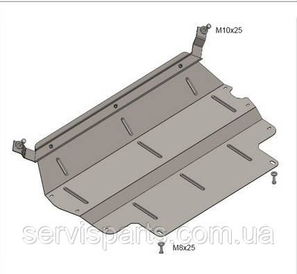 Защита двигателя Volkswagen Tiguan 2007- (Фольксваген Тигуан), цена ...