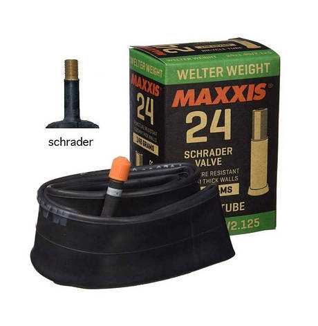 Камера Maxxis 24x1.90/2.125 Welter Weight, AV 30mm, фото 1