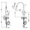 Змішувач для кухні з висувним виливом Qtap Evicka 9135103UB, фото 2
