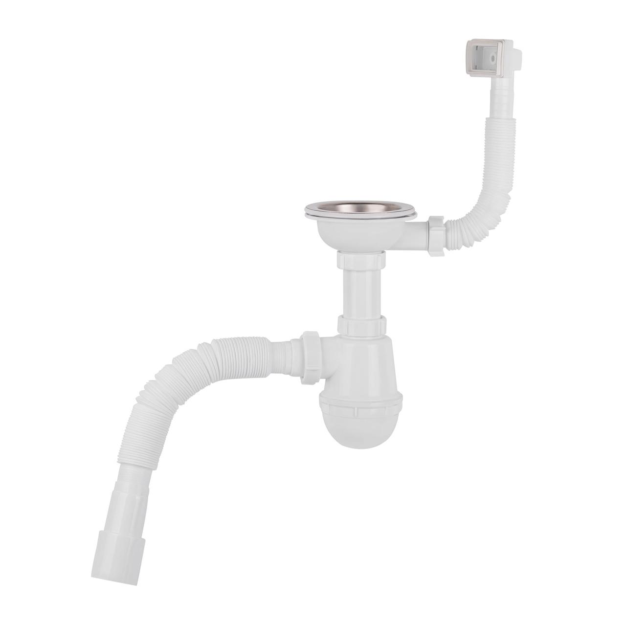 Сифон для кухонного миття Lidz (WHI) 60 05 M001 01