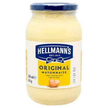 Майонез Hellmann's Original, 625 мл, Оригінал Хеллманс, фото 1