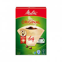 Паперові фільтри Melitta Original для пуроверу і фільтр-кавоварки, 1*2, 40 шт