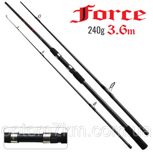 Спінінг короповий штекерний "Force" 3.6м 240g
