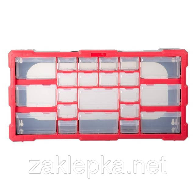 Органайзер 19,5" 495*255*160 мм, 22 комірок. INTERTOOL BX-4023