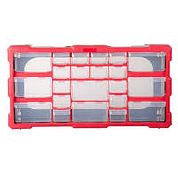 Органайзер 22 комірки, 19.5" 495*255*160 мм INTERTOOL BX-4023